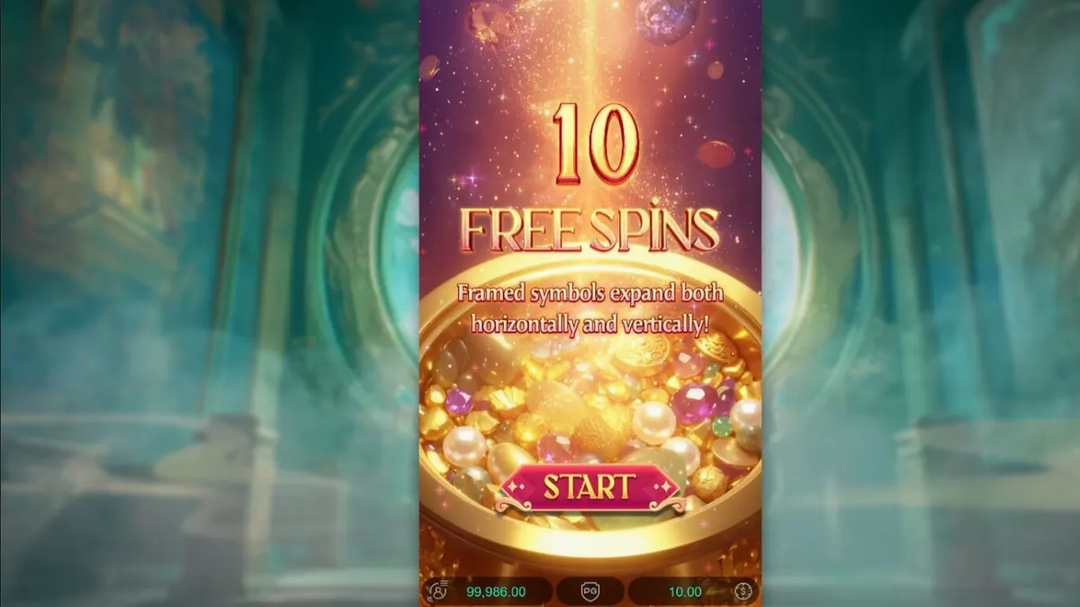 Interface do jogo Mythical Guardians em um dispositivo móvel