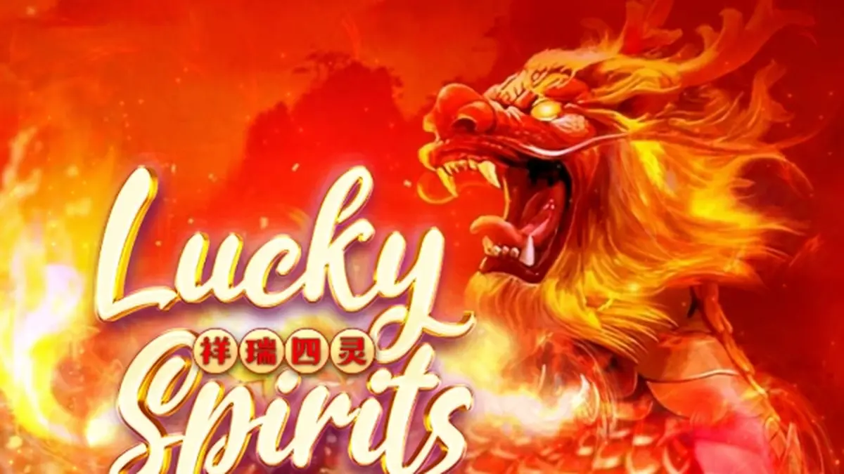 Interface do jogo de slot Lucky Spirits com elementos místicos