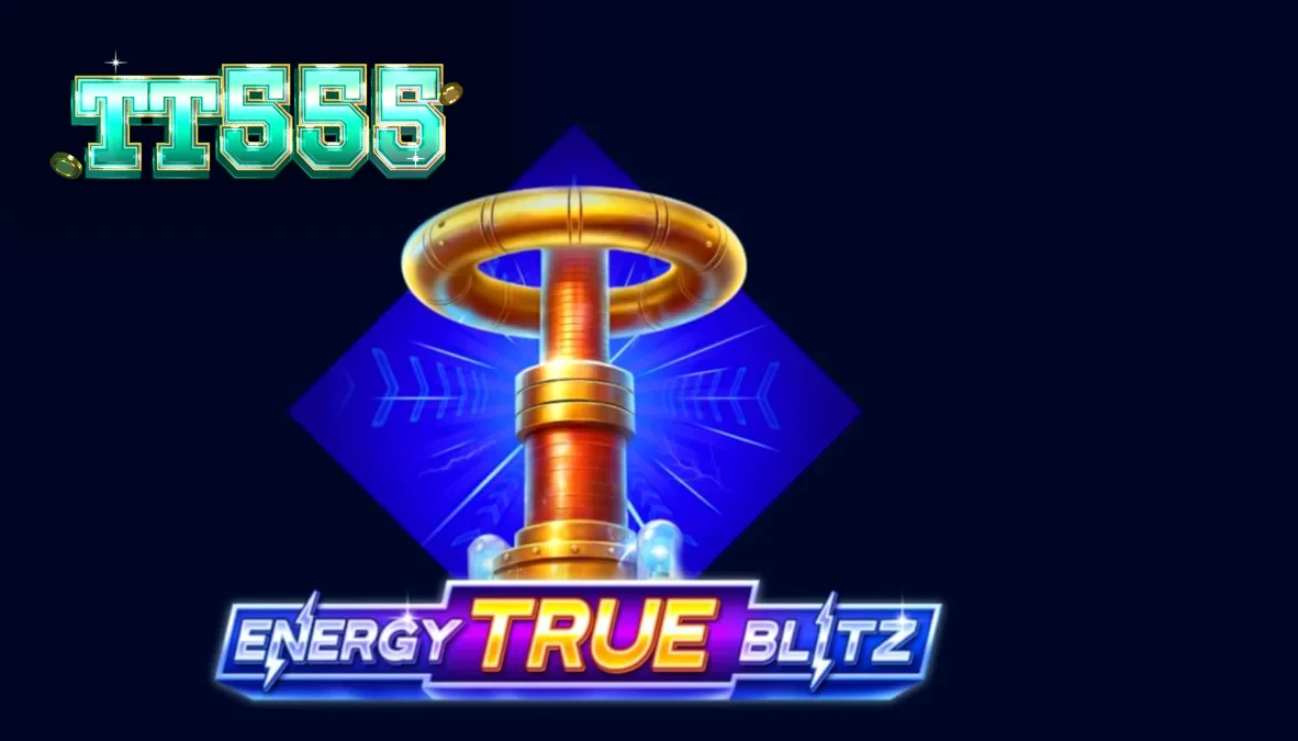 Interface brilhante e neon do jogo de slot Energy True Blitz
